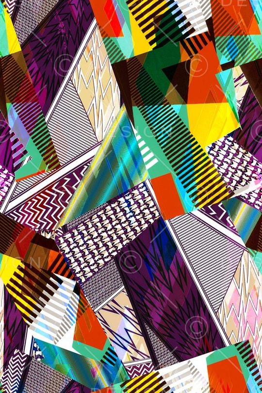 抽象印花华亿平台图片