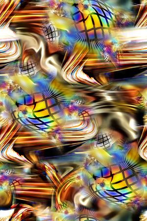 抽象印花华亿平台图片