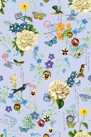 牡丹印花华亿平台图片