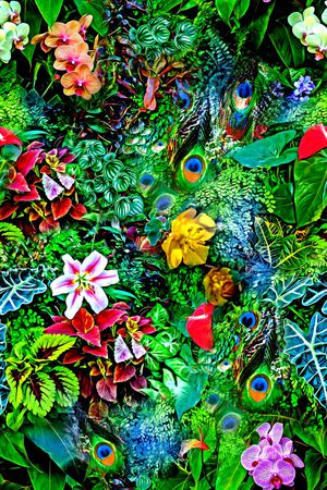 丛林印花华亿平台图片