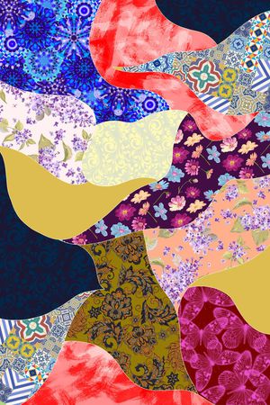 民族风印花华亿平台图片