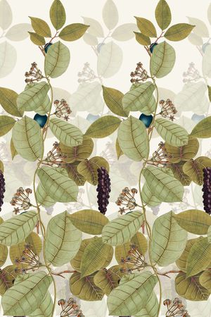 热带雨林印花华亿平台图片