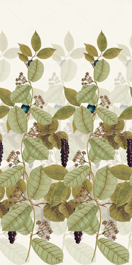 热带雨林印花华亿平台图片