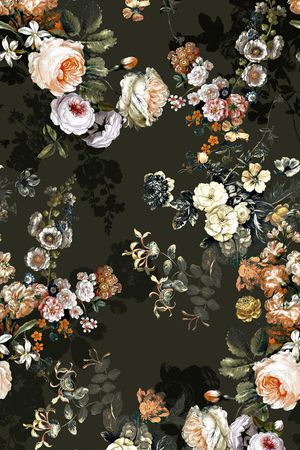 复古印花华亿平台图片