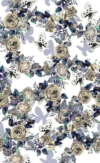 583305-欧美时尚环形玫瑰花