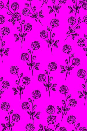 时尚 简单 大方 手绘花卉 服装 旗袍 裙子  衬衣印花华亿平台图片