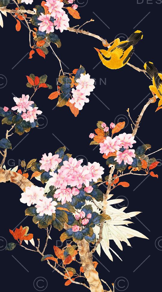 中国风印花华亿平台图片