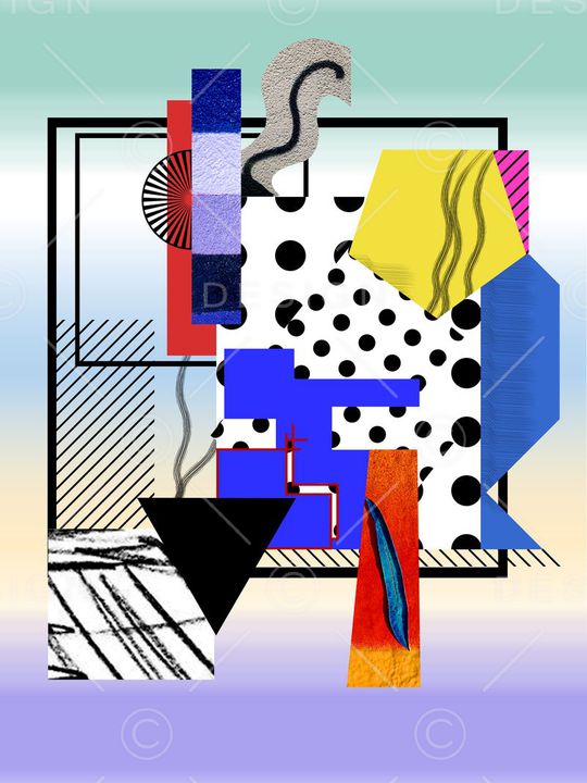 几何印花华亿平台图片