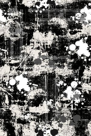 时尚 大牌 抽象 泼墨 痕迹 喷洒 单色印花华亿平台图片