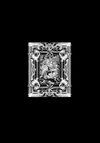 黑白灰印花华亿平台图片