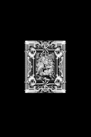 黑白灰印花华亿平台图片