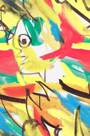 抽象印花华亿平台图片