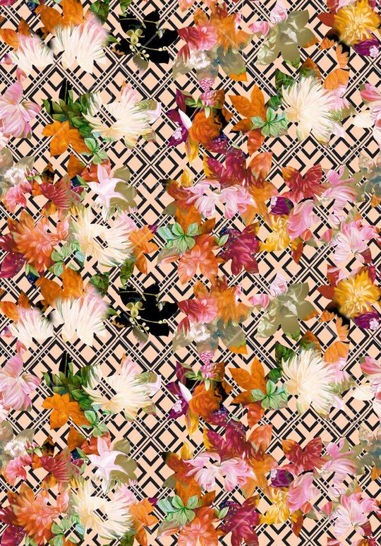 格子印花华亿平台图片