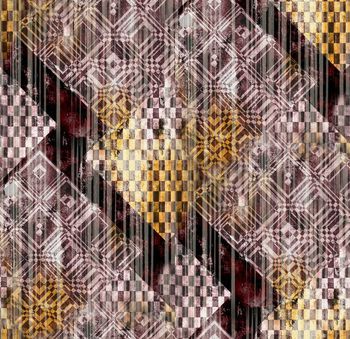 菱形印花华亿平台图片