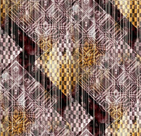 菱形印花华亿平台图片