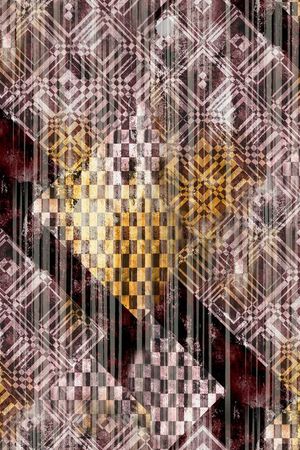 菱形印花华亿平台图片