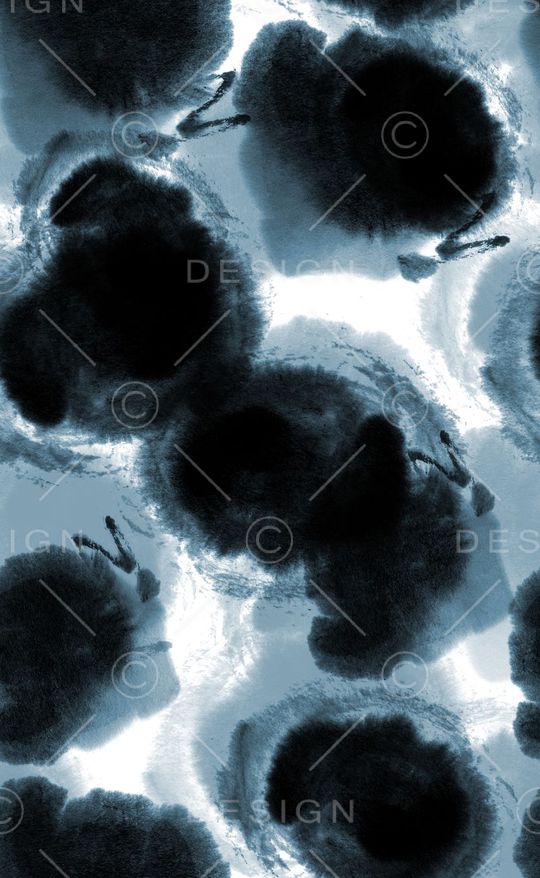 水墨印花华亿平台图片