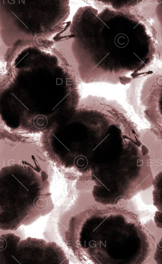 水墨印花华亿平台图片