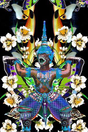 民族风印花华亿平台图片