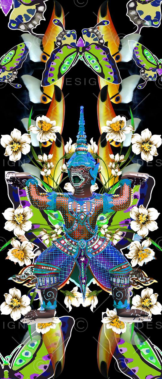 民族风印花华亿平台图片