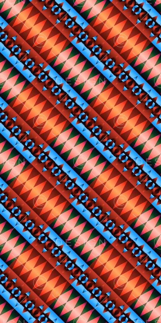 数码、几何、斜条、波纹感印花华亿平台图片