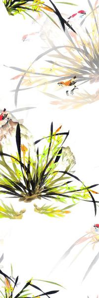 中国风印花华亿平台图片