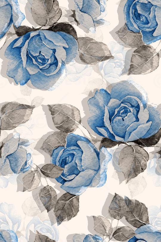 水彩画印花华亿平台图片