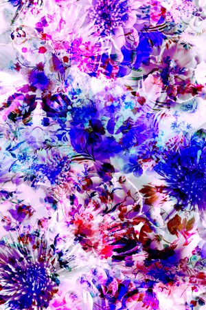 五彩印花华亿平台图片