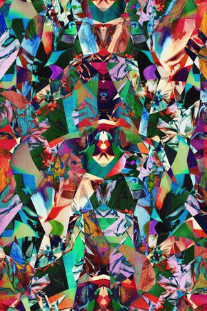 五彩印花华亿平台图片