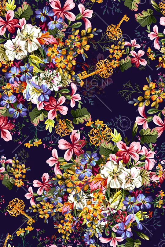 复古印花华亿平台图片