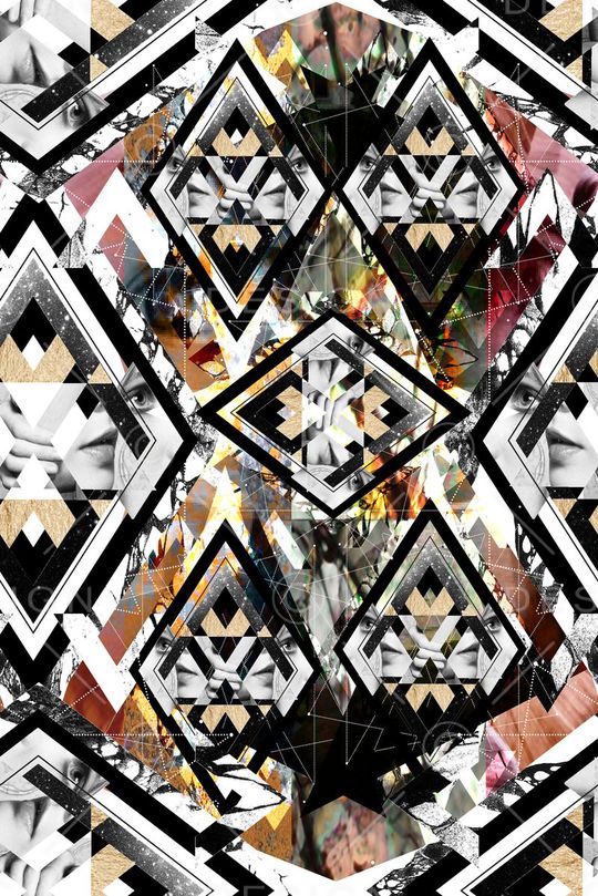 抽象印花华亿平台图片