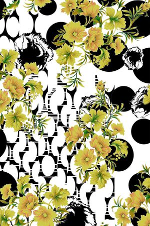 几何印花华亿平台图片