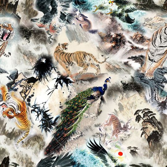 休闲风印花华亿平台图片