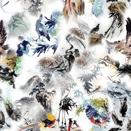 休闲风印花华亿平台图片