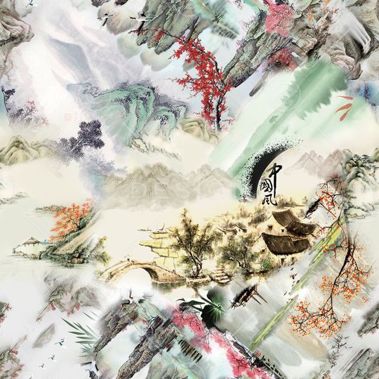 休闲风印花华亿平台图片