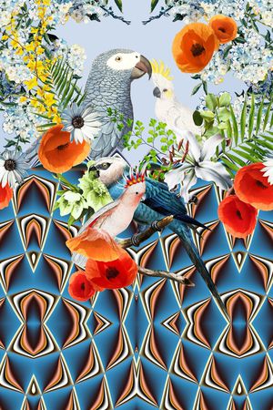 春夏印花华亿平台图片