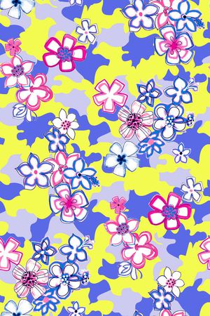 散花印花华亿平台图片