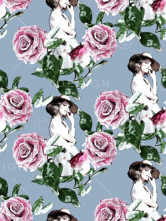 玫瑰印花华亿平台图片