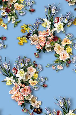 复古印花华亿平台图片