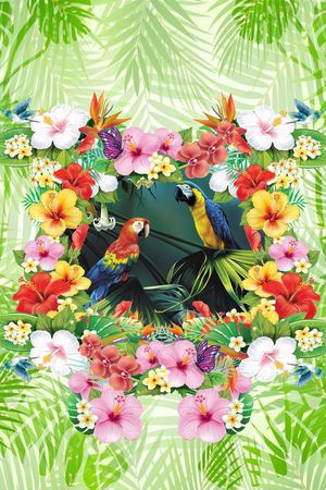 热带印花华亿平台图片