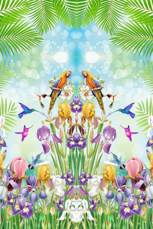 热带印花华亿平台图片