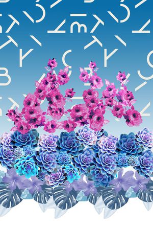 几何印花华亿平台图片