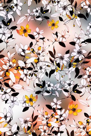 乱花印花华亿平台图片