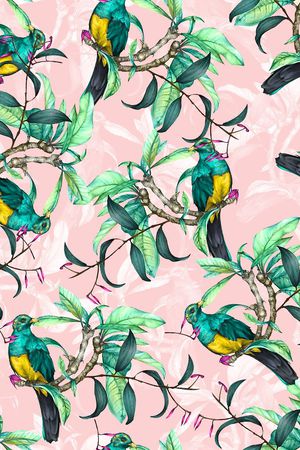 抽象几何清爽梦幻艺术平底立体手绘满版最新高清数码蕾丝民族中国风绣花珠宝肌理时尚潮

流大牌复古欧美风时尚潮流印花华亿平台图片