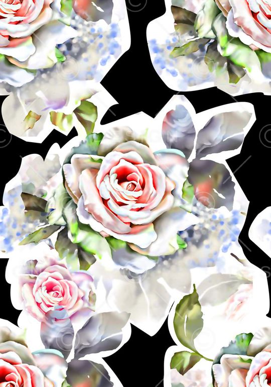 抽象几何清爽梦幻艺术平底立体手绘满版最新高清数码蕾丝民族中国风绣花珠宝肌理时尚潮

流大牌复古欧美风欧美印花华亿平台图片