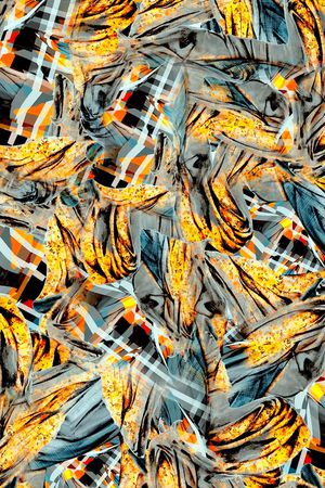 抽象印花华亿平台图片