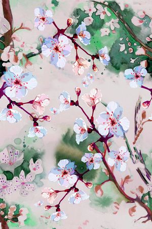 樱花印花华亿平台图片