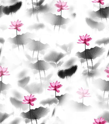 中国风印花华亿平台图片