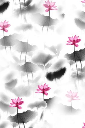 中国风印花华亿平台图片