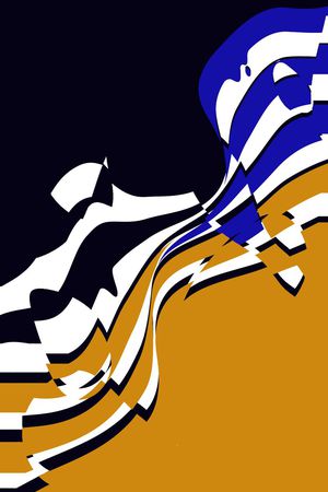 几何印花华亿平台图片